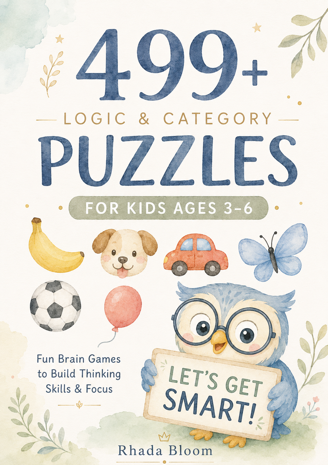 499+ Logic & Category Puzzles for Kids Ages 3–6: Fun Brain Games to Build Thinking Skills & Focus
