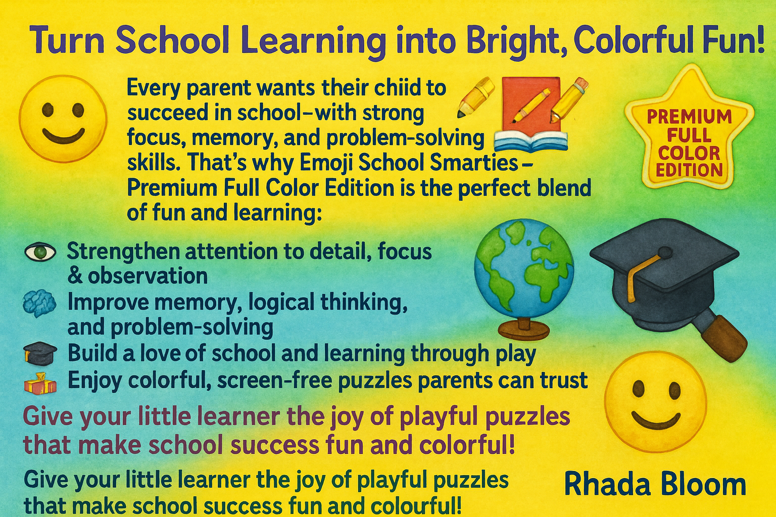 Emoji School Smarties – Premium Full Color Edition