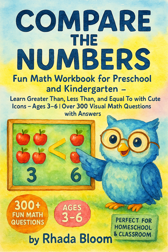 Compare the Numbers: Fun Math Workbook for Preschool and Kindergarten