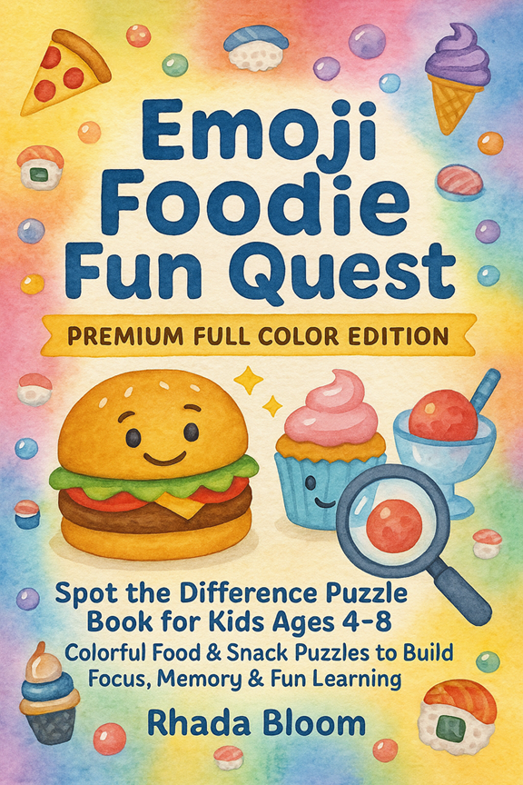 Emoji Foodie Fun Quest – Premium Full Color Edition