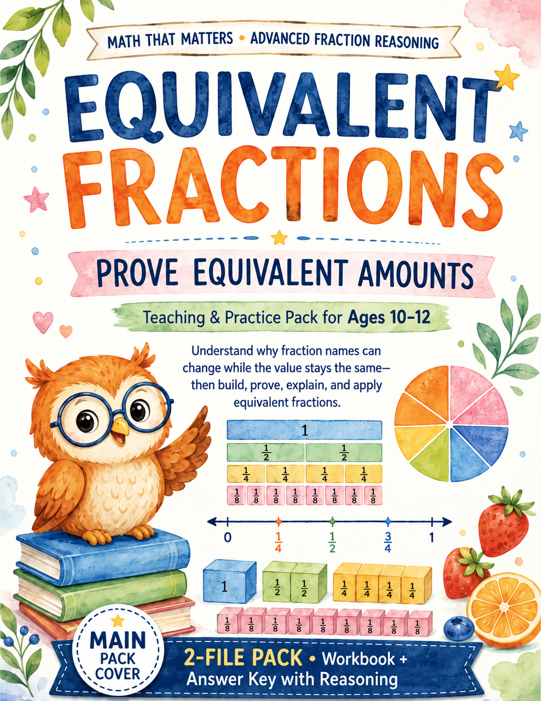 Equivalent Fractions: Prove Equivalent Amounts