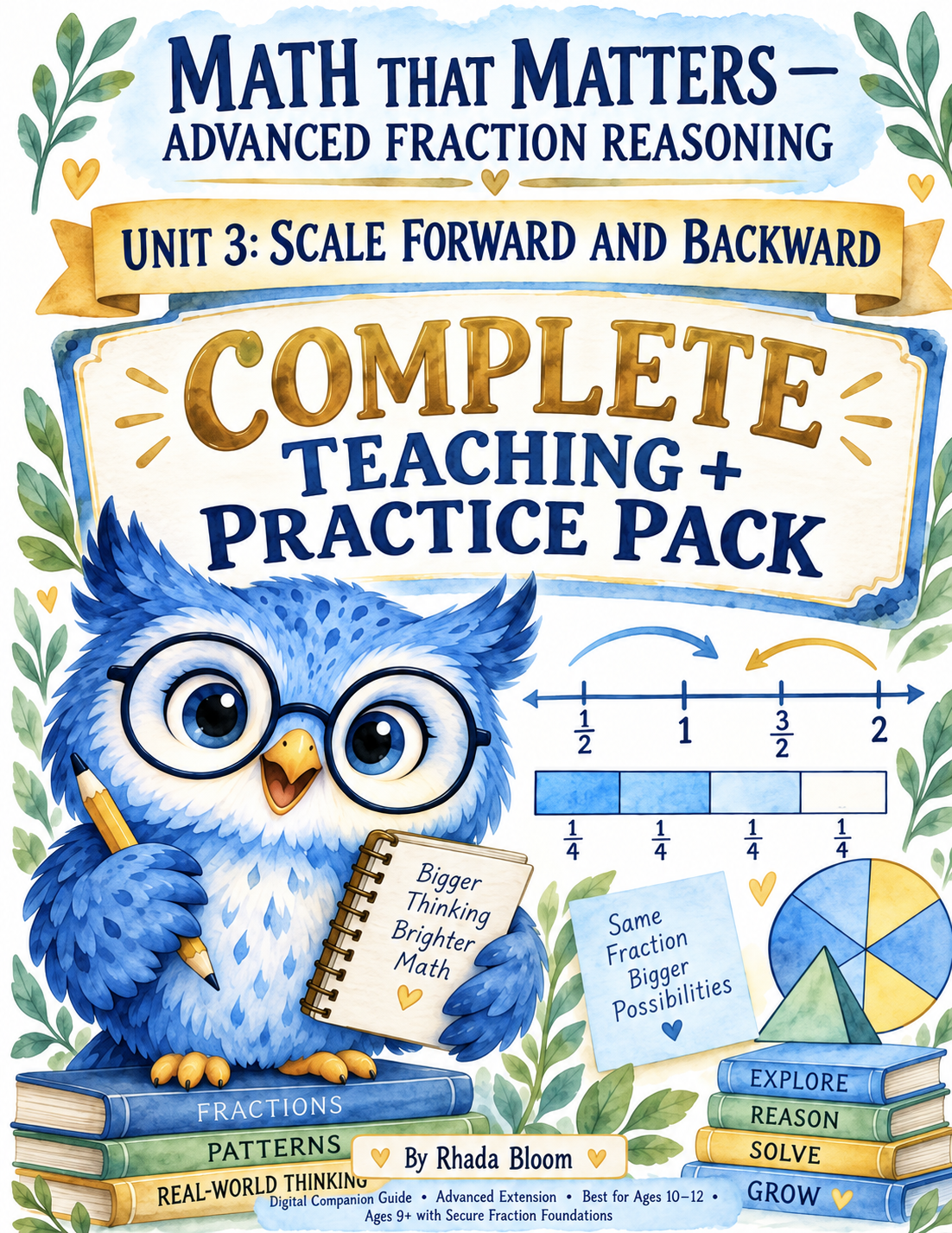 Advanced Fraction Reasoning Unit 3: Scale Forward and Backward